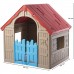Ausverkauf KETER FOLDABLE PLAYHOUSE Spielhaus, beige/rot/blau 17202656 Beschädigt