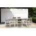 KETER HARMONY Gartentisch ausziehbar 162 x 100 x7 4 cm weiß/cappuccino 17202278