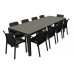 ALLIBERT SONATA Gartentisch 162 - 322 x 97 x 75 cm, braun 17198527