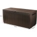 B-WARE KETER SPRINGWOOD Storage Gartenbox 302l, braun, 17202378 BESCHÄDIGT