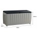 AUSVERKAUF KETER NOVEL Garten Auflagenbox 340 L, grau/schwarz 17197948