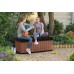 KETER DARWIN 380L Garten-Aufbewahrungsbox 142,5 x 65,3 x 54,5 cm, braun 17211691