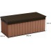 KETER DARWIN 380L Garten-Aufbewahrungsbox 142,5 x 65,3 x 54,5 cm, braun 17211691