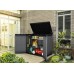 KETER DARWIN 1150L Gartenschrank, 141 x 82 x 120 cm, grau 17213243