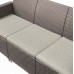 KETER ELODIE 3 SEATER Lounge-Set 4-tlg., cappuccino/beige 17212057