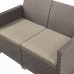 KETER ELODIE 2 SEATER Lounge-Set 4-tlg., cappuccino/sand 17211877