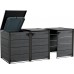 KETER HIDE AWAY 240L Erweiterung für Mülltonnenbox, 67,8 x 84,3 x 121,2 cm, grau 17213791