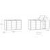 KETER HIDE AWAY 240L Erweiterung für Mülltonnenbox, 67,8 x 84,3 x 121,2 cm, grau 17213791