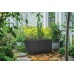 KETER KENTWOOD 350L Garten-Aufbewahrungsbox 128 x 53,6 x 59 cm, graphit 17210604