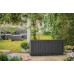 KETER KENTWOOD 350L Garten-Aufbewahrungsbox 128 x 53,6 x 59 cm, graphit 17210604