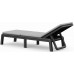 KETER MALLORCA Sonnenliege inkl. Auflage, 187,5 x 58 x 29 cm, grafit/grau 17213628