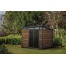 KETER PENT SIGNATURE HORIZONTAL 9 x 7 Gerätehaus, 279 x 218 x 226 cm, Walnuss 17212899