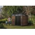 KETER PENT SIGNATURE HORIZONTAL 9 x 7 Gerätehaus, 279 x 218 x 226 cm, Walnuss 17212899