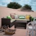 KETER PROVENCE Loungeecke Sitzgruppe, braun/beige 17204454