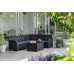 KETER ROSALIE 6 SEATER Ecksofa-Set, graphit/grau 17210762