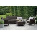 KETER SALEMO 3 SEATER Lounge-Set, braun/beige 17205990