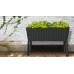 KETER SPLENDOR 120L Hochbeet/Pflanzkasten 114 x 49,3 x 75,7 cm, anthrazit 17211629