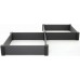 KETER VISTA MODULAR DUO Hochbeet, 121,5 x 121,5 x 27 cm (2x), grau 17210708
