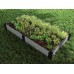 KETER VISTA MODULAR DUO Hochbeet, 121,5 x 121,5 x 27 cm (2x), grau 17210708