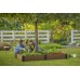KETER VISTA MODULAR DUO Hochbeet, 121,5 x 121,5 x 27 cm (2x), braun 17210708