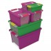 KIS BI BOX XS 3L 26,5x16x10cm blau/transparent