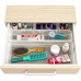 KIS SISTEMO 1 Sortierbox 7,5x7,5x5cm transparent-grau