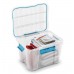 KIS SCUBA BOX XL 110L 73,5x44,5x46cm transparent / blau