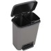 KIS COMPATTA RECYCLING 12+12L Treteimer 38 x 28 x 43 cm grau