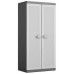 KIS LOGICO XL UTILITY Kunststoffschrank 89x54x182cm grau/schwarz 9690000