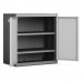 KIS LOGICO XL NIEDRIG Kunststoffschrank 89x54x93cm grau/schwarz 9695000