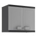 KIS LOGICO Kunststoffhängeschrank 65x39x56,5cm grau/schwarz 9743100