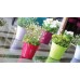 PROSPERPLAST IML Blumentopf ohne Druck 16 cm, hellblau DR160