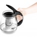 LAMART Teekanne 1.5l Schwarz Verre LT7027