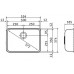 Franke LAX 110-50 Edelstahl Unterbauspüle