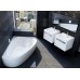 RAVAK Badewanne LoveStory II PU Plus R 196x139 schneeweiß C781000000