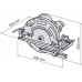 Makita Handkreissäge 190mm, 1400W, kufr 5705RK