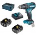 Makita DDF485RFJ Akku-Bohrschrauber Li-ion LXT, 2x 18V/3,0 Ah, Makpac