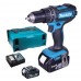 Makita DHP482RTJ Akku-Schlagbohrschrauber 2x Akku Li-ion 18V / 5,0 Ah