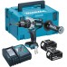 Makita DHP481RTJ Akku-Schlagbohrschrauber Li-ion 18V 2x 5,0 Ah akku, MAKPAC