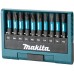 Makita E-12011 Bit-Set Impact Black 1/4" Impact Black, 10 tlg.