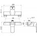 NOVASERVIS NOBLESS TINA Brausearmatur 150 mm, Schwarz matt 38062/1,5