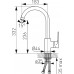 NOVASERVIS ALGEO SQUARE Spültischarmatur, chrom 82713,0