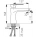 NOVASERVIS ALGEO SQUARE Waschtischarmatur mit Ablaufgarnitur, chrom 82003,0