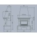 ABX Oxford Klasik Haklik mit Warmwassertäuscher 7 kW, Sockel haklik, Holzsims