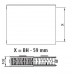Kermi Therm X2 Plan-Kompakt Heizkörper 22 600 / 1800 PK0220618