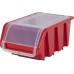 Kistenberg TRUCK PLUS Stapelbox mit Deckel Box Sortierbox, 155x100x70mm, rot KTR16F-3020