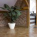 Blumentopf Dreieck Serie COUBI 95 l weiß glänzdend DTG700