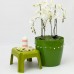 PROSPERPLAST COUBI Blumentopf 40 cm, weiß DUO400-S449