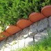 Prosperplast GARDEN LINE Beeteinfassung Palisade Rasenkante 10m terracotta IKRA-R624