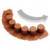 Prosperplast Palisade dunkel 4,05m, 7St. terracotta IPAL7